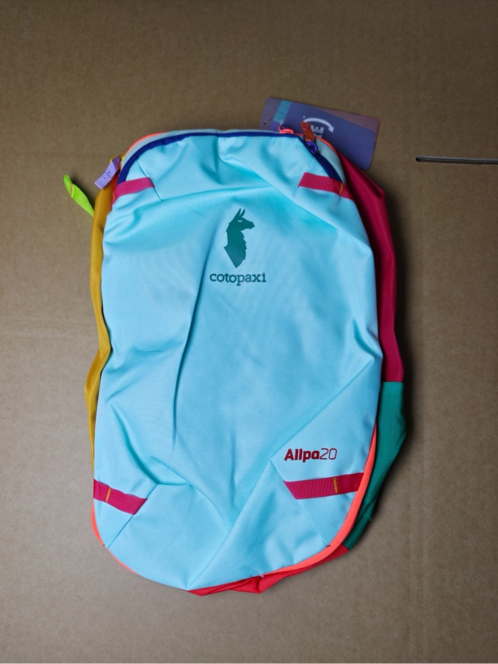 cotopaxi light blue multicolor Allpa 20L backpack NWT